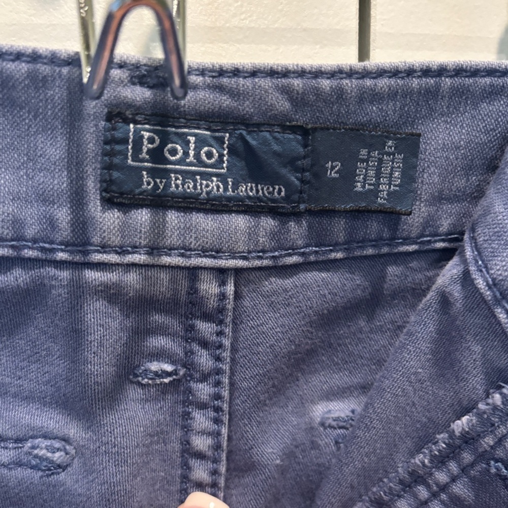 Ralph Lauren “The Ricky”  Pant- New W/O Tags- Size 12 - French workwear blue - Picture 3 of 7